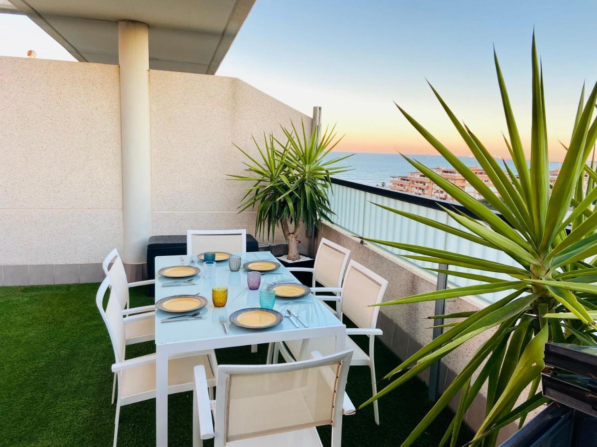 Appartement Patacona Premium Penthouse Sea Views & Barbecue à Valence Extérieur photo
