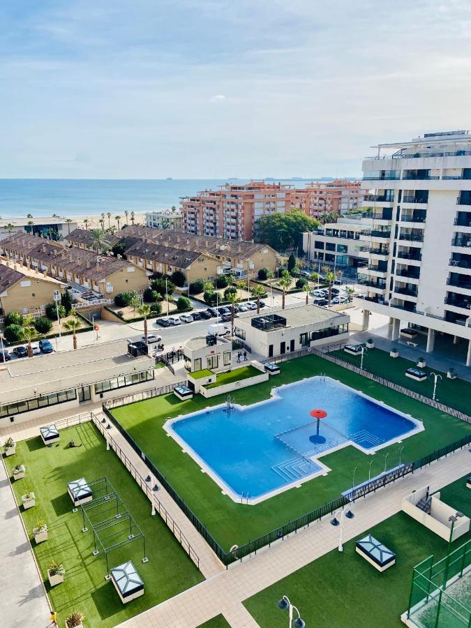 Appartement Patacona Premium Penthouse Sea Views & Barbecue à Valence Extérieur photo